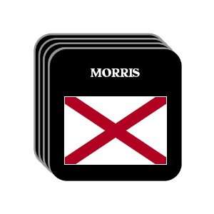 US State Flag   MORRIS, Alabama (AL) Set of 4 Mini Mousepad Coasters