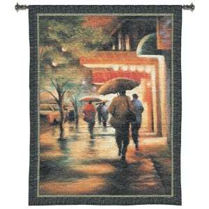 Second Street Drizzle by Carol Jessen   Wall Tapestry  