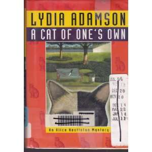  A Cat of Ones Own (9780525944287) Lydia Adamson Books