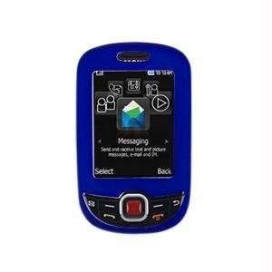   Cover for Samsung T359 Smiley   Dark Blue Cell Phones & Accessories