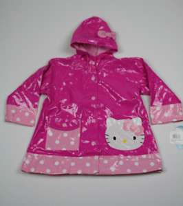 Hello Kitty Raincoat Size 2,3,4,5,6  