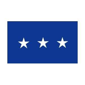  4 ft. x 6 ft. Air Force 3 Star General Flag Outdoor 