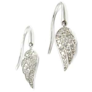  Silver loops Les Ailes Dange white. Jewelry
