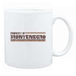 New  Property Of Montenegro Retro  Mug Name 