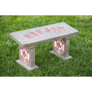  28x11 Full Painted Concrete Bench   Boston Red Sox 