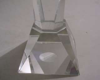 Cristalleria DArte MURANO Art GLASS Figural Column  