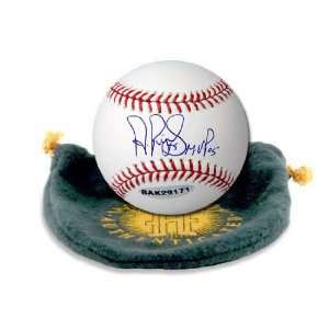  Autographed Albert Pujols Baseball with MVP 5 Inscription 