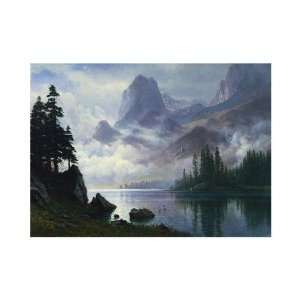  Albert Bierstadt   Mountain Out Of The Mist Giclee Canvas 