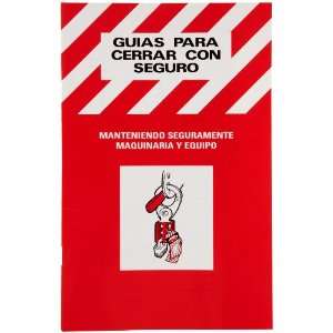  Brady Lockout Safety Training Booklet, Spanish (Pack of 25 