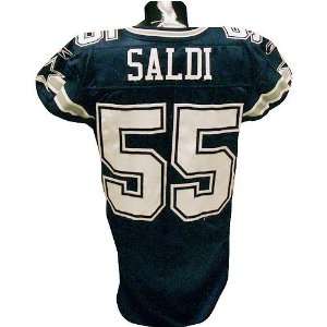 Jay Saldi #55 Cowboys Game Issued Navy Jersey (Tagged 2007)  