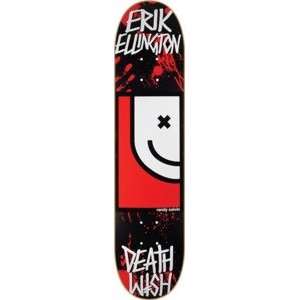  Deathwish Erik Ellington Deathwill Skateboard Deck   8.12 