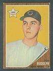 1962 TOPPS 224 DON RUDOLPH EX BENT CORNER  