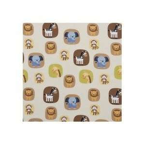  Tiddliwinks Fitted Crib Sheet  Jungle Friends Baby