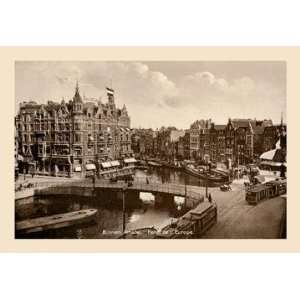   Hotel de lEurope Amsterdam 12x18 Giclee on canvas