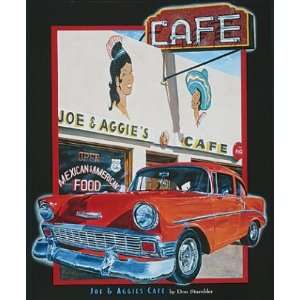  Don Stambler Joe and Aggies Cafe 14x11 Poster Print