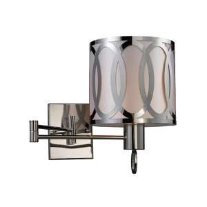  Anastasia 1 Light Sconce Swing Arm In Polished Nickel 