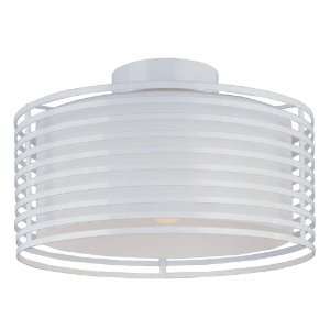  Andretti Collection White 16 1/2 Wide Ceiling Light 