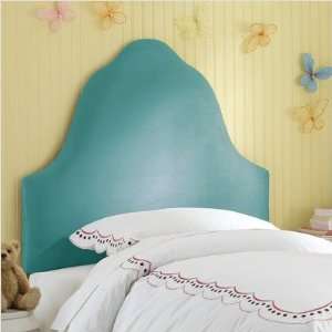   Micro Suede Upholstered Headboard in Azure Size Full 