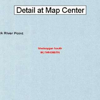   Map   Sheboygan South, Wisconsin (Folded/Waterproof) Sports