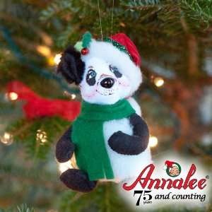  Annalee 3 Ribbon Panda Ornament