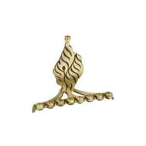  Menorah Shemah Israel Brass (9 Branched) 5