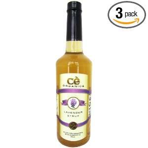 CE Organic Fair Trade Syrup Lavendar Flavoring Syrup, 25.4 Ounce 