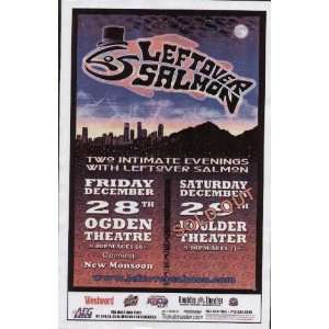  Leftover Salmon 2007 Denver Boulder Concert Poster
