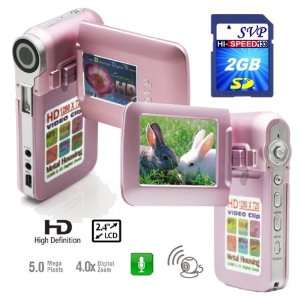 com SVP T100 Pink True High Definition 1280x780p Pocket Size Digital 