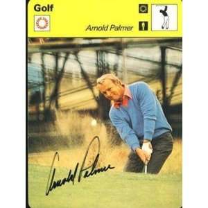  Arnold Palmer 1978 Hand Signed Golf Card ~ Psa Dna Coa 