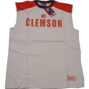  Clemson Tigers Muscle T Shirt (Size Extra Large) Sports 
