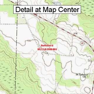  USGS Topographic Quadrangle Map   Bottsford, Georgia 