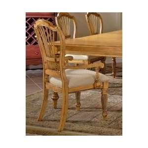  Wilshire Arm Chair in Antique Pine (Set of 2)   Hillsdale 