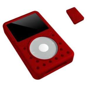   iPod Video Wrap Silicone Case by iFrogz   Red Ruby