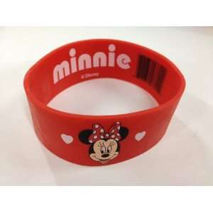  Disney Minnie Red Rubber Bracelet 