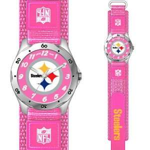    NFL Pittsburgh Steelers Pink Girls Watch