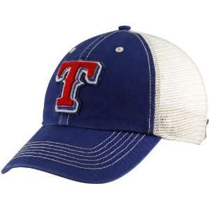   47 Brand Texas Rangers Royal Blue White Wyoming Adjustable Trucker Hat