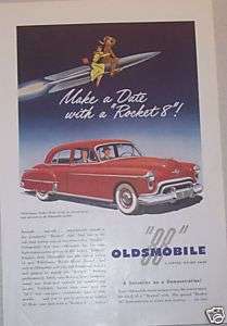 1949 OLDSMOBILE 88MAKE A DATE WITH A ROCKET 8 AD  
