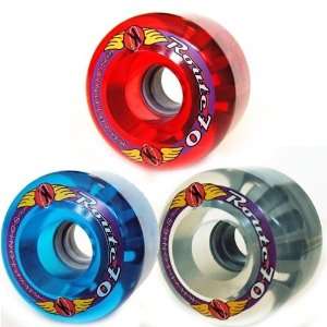 Kryptonics Route 70mm roller skate wheels   Clear Sports 