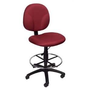  Boss Office Products B1690 XX Drafting Stool with Back and 