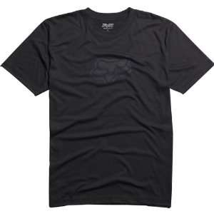 Fox Racing Optimized Tech Mens Short Sleeve Sportswear Shirt   Black 