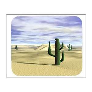   Cactus Desert Sand Dune Design Art Mouse Pad Mousepad