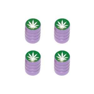  Marijuana Leaf   Weed Pot Tire Valve Stem Caps   Purple 