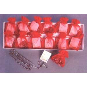  Rosary Display with 12 Red Confirmation Gift Packages 