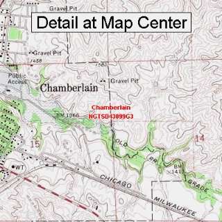   Map   Chamberlain, South Dakota (Folded/Waterproof)