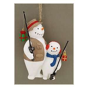  Fishing Buddies Snowmen Ornament