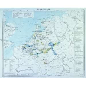  Baur map of the Rheinland (1857)