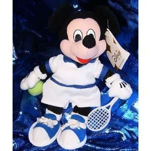   Disneys Mickey Mouse in Tennis Attire 7 Plush Beanie Toys & Games