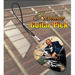  BB King Premium Guitar Pick Phone Charm Musical 