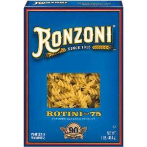Ronzoni Rotini Simply Perfect Pasta 16 Grocery & Gourmet Food