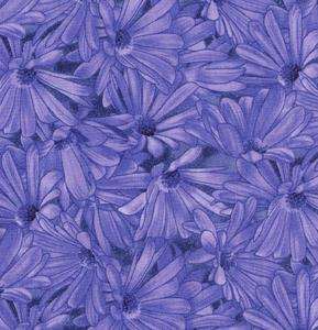 RJR Debbie Beaves Blue Daisy Flower Floral Quilt Fabric Simple 